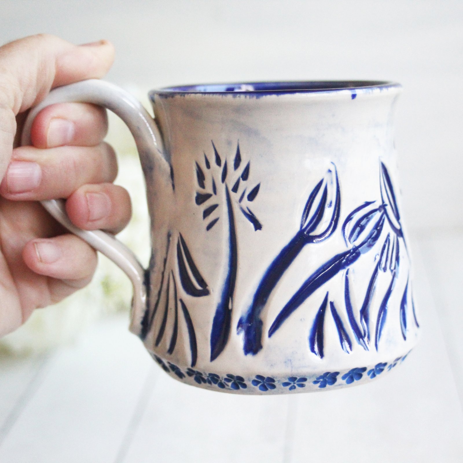 Stoneware Bacon Cooker Mug | Microwave Pour Grease Out