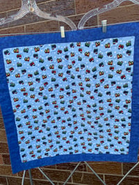 Image 1 of Trains Baby Quilt