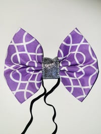 Image 1 of Purple with silver bow💜 