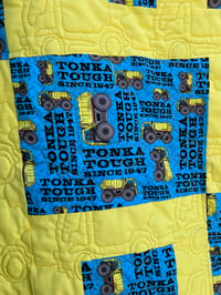 Image 2 of Tonka Trucks Quilted Throw