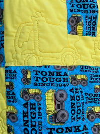 Image 4 of Tonka Trucks Quilted Throw