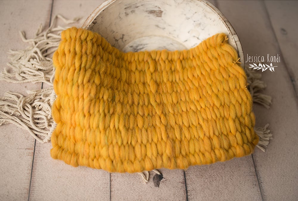 Image of Mustard Wool Woven Layer