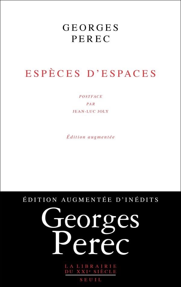 ESPÈCES D'ESPACES - Georges PEREC