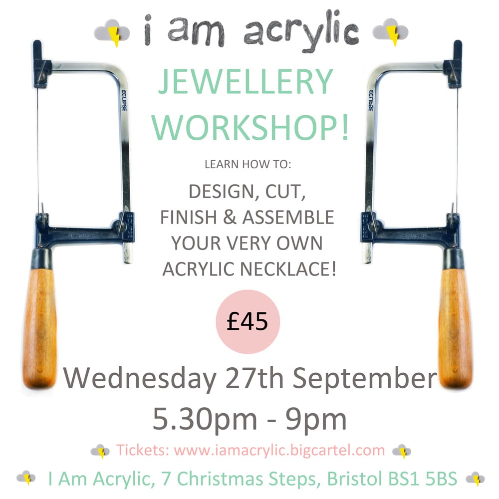 Image of Wednesday 27th Sept I Am Acrylic Workshop