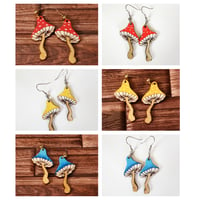 Image 1 of Mushroom Dangle Earrings