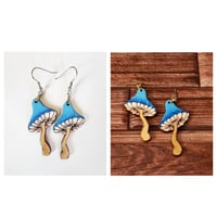 Image 4 of Mushroom Dangle Earrings