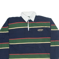 Image 2 of Vintage Jameson Whiskey Rugby Shirt - Navy