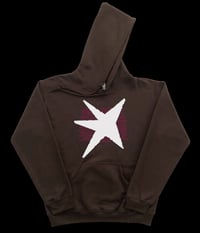 Image 1 of STAR HOOD (BROWN)