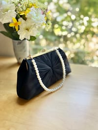 Image 3 of Belize Wedding Clutch - Pearl Strap