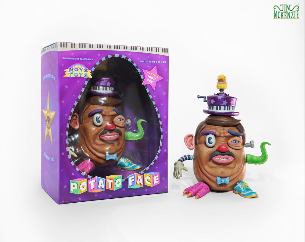 Image of Potato Face Interchangeable Resin Figurine by Jim McKenzie Limited Ed. 200 PRE-SALE