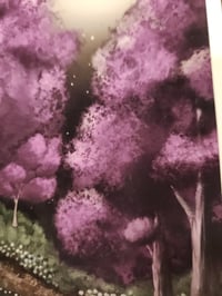 Image 4 of 5" x 7" Giclee Art Print - "Purple Forest"