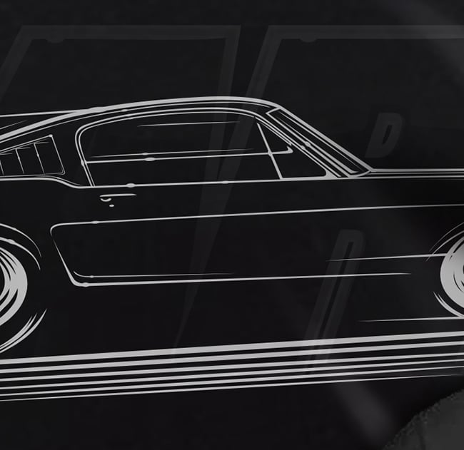 '65-'66 Fastback Mustang T-Shirts Hoodies and Banners 