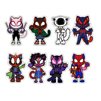 Cat Spider Verse Charms