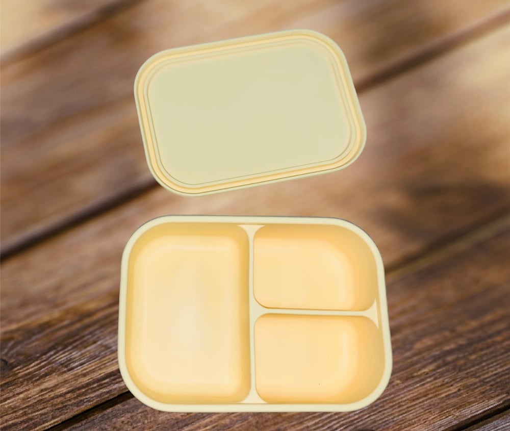 Silicone Bento-3 Lunchbox Bumblebee