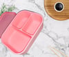 Silicone Bento-3 Lunchbox Baby Pink