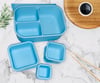 Silicone Bento-3 Lunchbox Baby Blue 