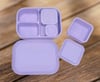 Silicone Snack / Dip Containers 3 pcs Lilac