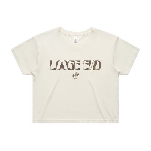 Image of Embroidered Daisies CROP TEE