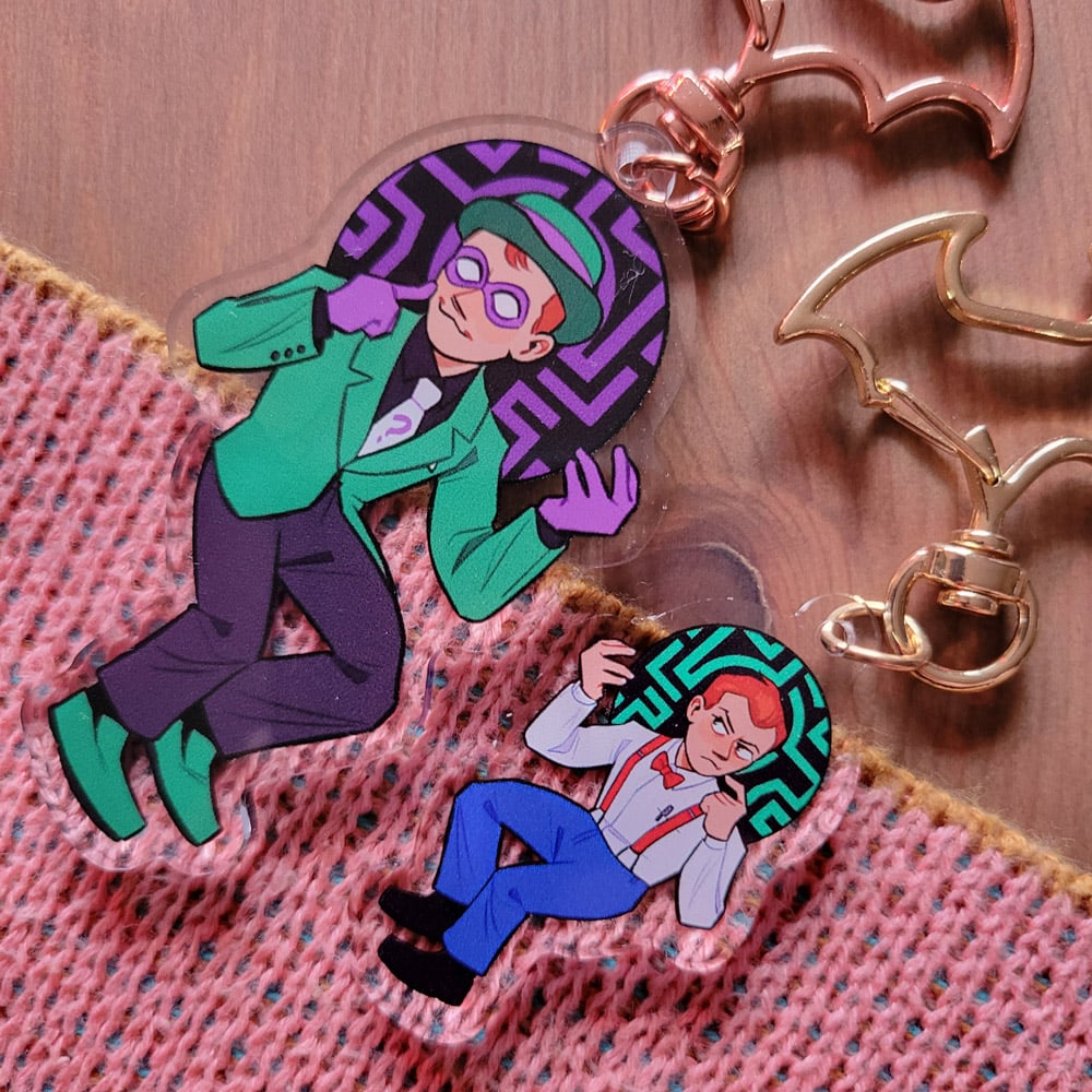 Image of Enigmatic Little Puzzler Acrylic Charm