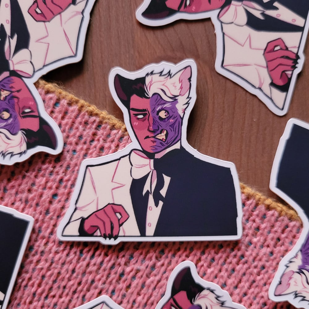 Image of Bifurcated Nya-Nya Sticker