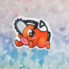 Saw Puppy Die-Cut Sticker