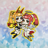 Devil and Angel Die-cut Sticker