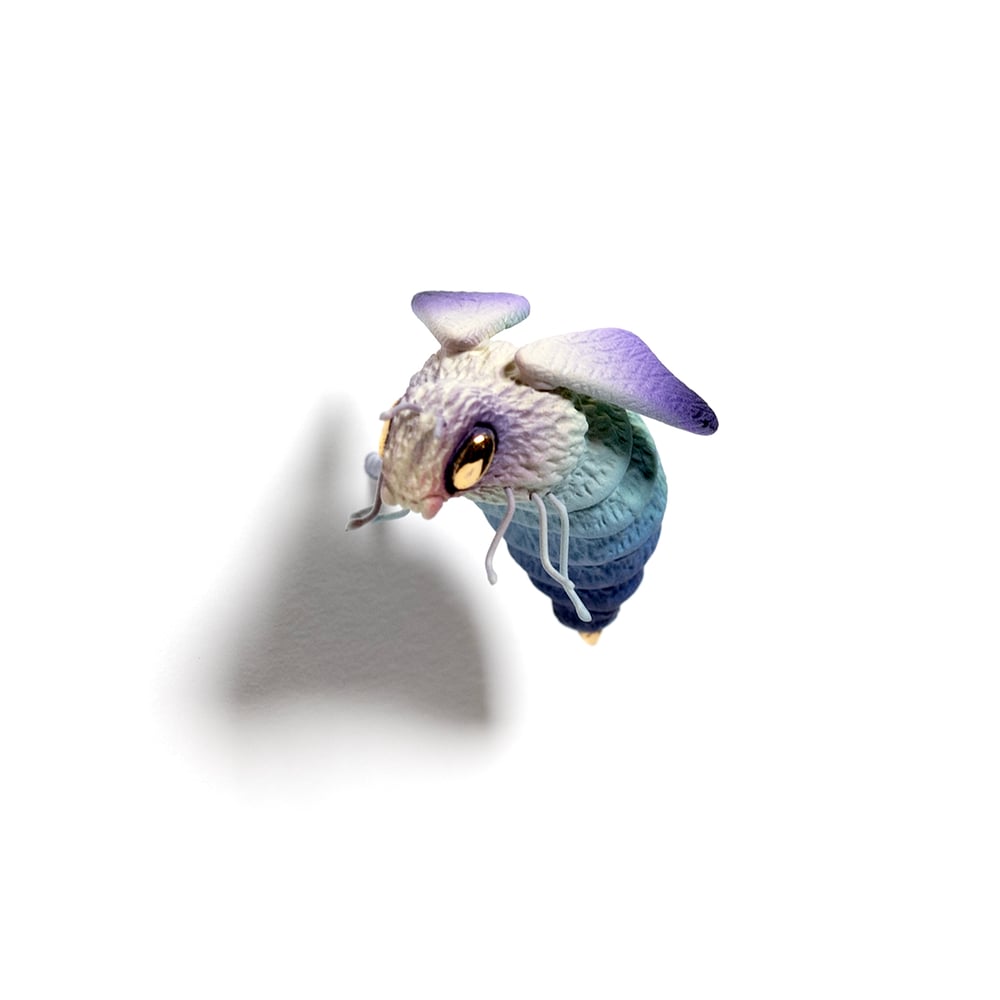 Image of Bee (off white/teal) by Calvin Ma X Erika Sanada