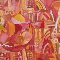 Image 1 of Fruit bowl and patterns (framed)