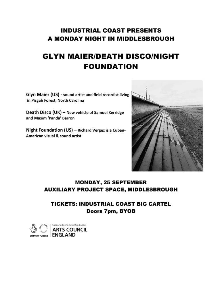 Image of Glyn Maier/Death Disco/Night Foundation - LIVE