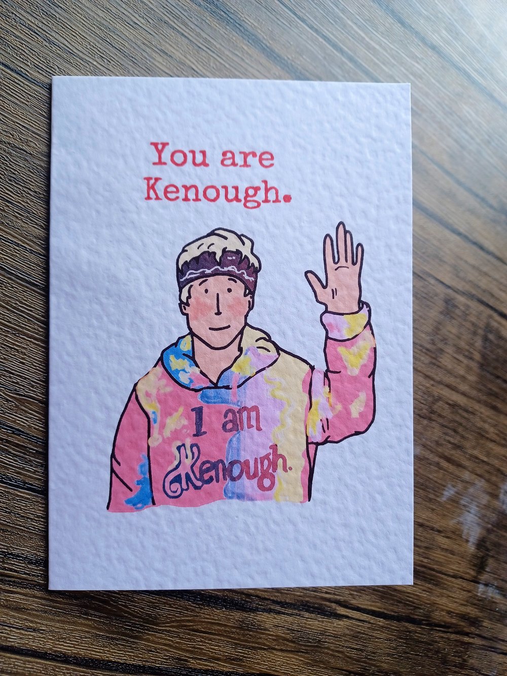 Image of Barbie Movie - You are Kenough greeting card
