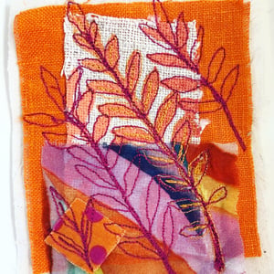 Free-Machinery Embroidery Workshop. Saturday 16th September
