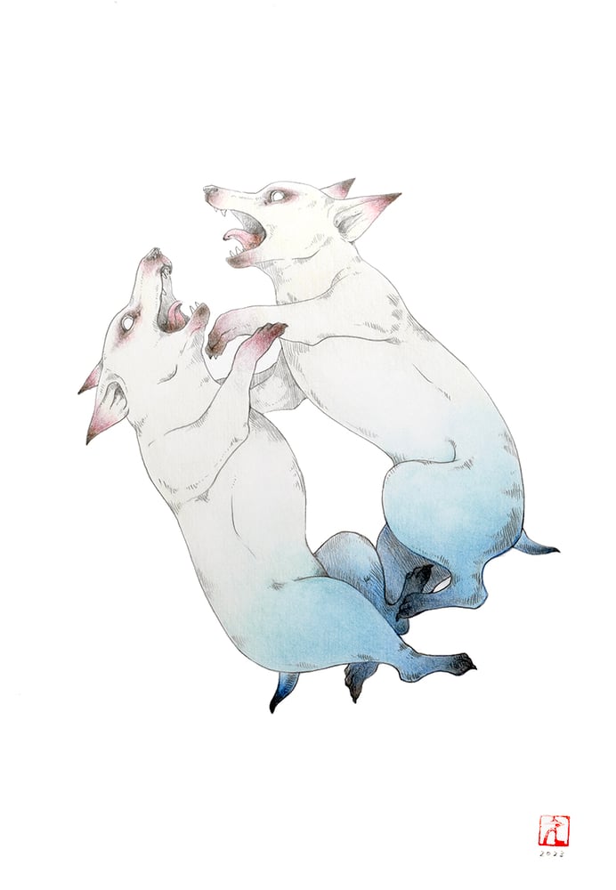 Image of "Kenka" (color) by Erika Sanada