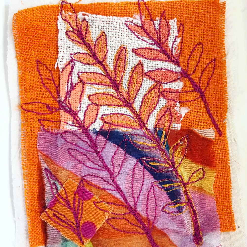 Free-Machinery Embroidery Workshop. Saturday 21st October
