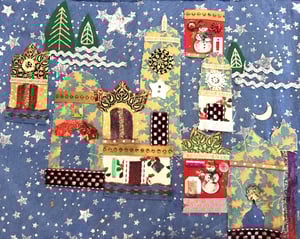 Christmas Free-Machine Embroidery Workshop. Saturday 18th November