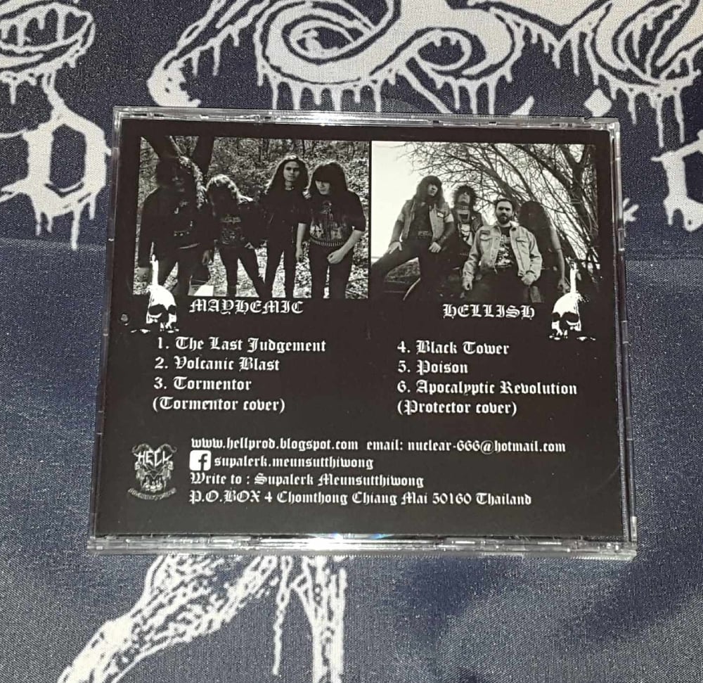 Mayhemic / Hellish - The Rising of Darkness -SPLIT- CD