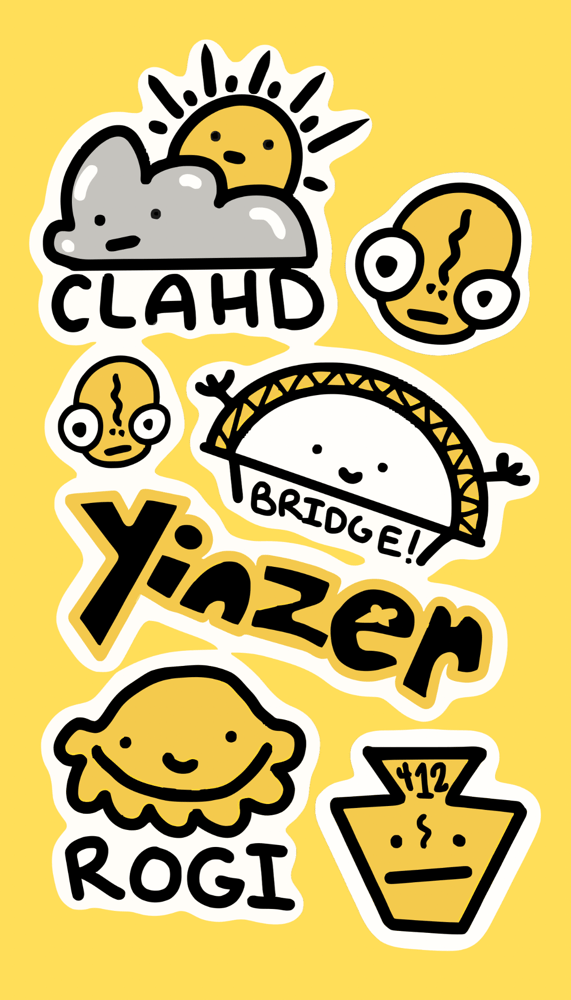 Image of Yinzer City Scum Stickers