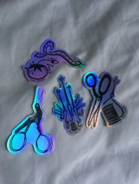 Image 2 of Holographic Needles Sticker