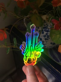 Image 1 of Holographic Needles Sticker