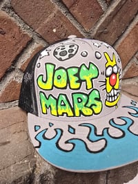 Image 8 of Hand Painted Hat 2 1/1 Flat Brim Hat 