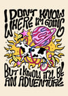 Cosmic cow adventure - PRINT