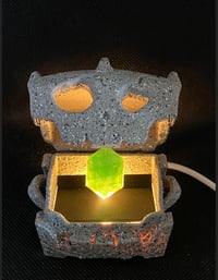 Image 1 of Bokoblin Chest With LED Magnetic Rupee and Realistic Stone Texture