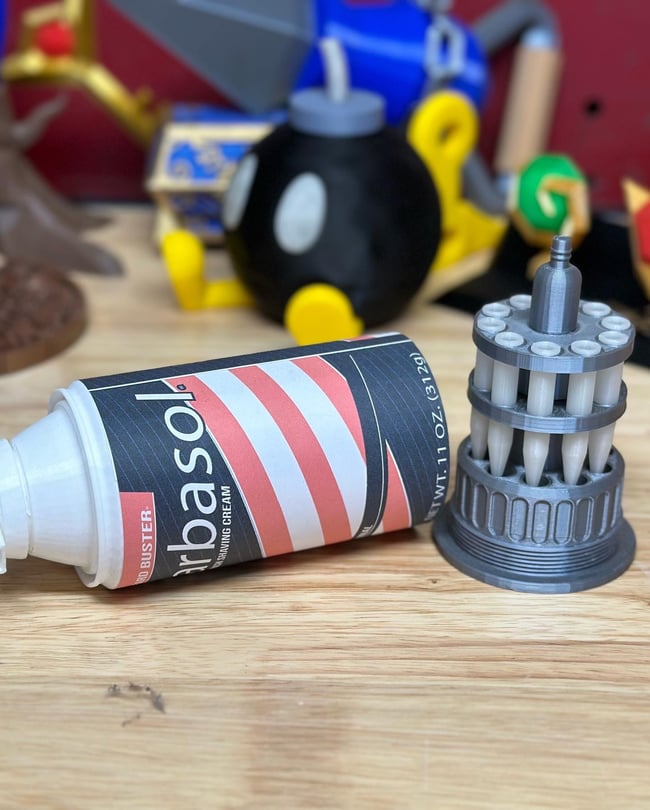 Jurassic Park inspired Barbasol CryoCan Leatherhead Laser Works