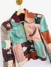 Vintage Gandalf Patchwork Leather Jacket