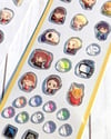 Persona 3 & 4 Epoxy Stickers