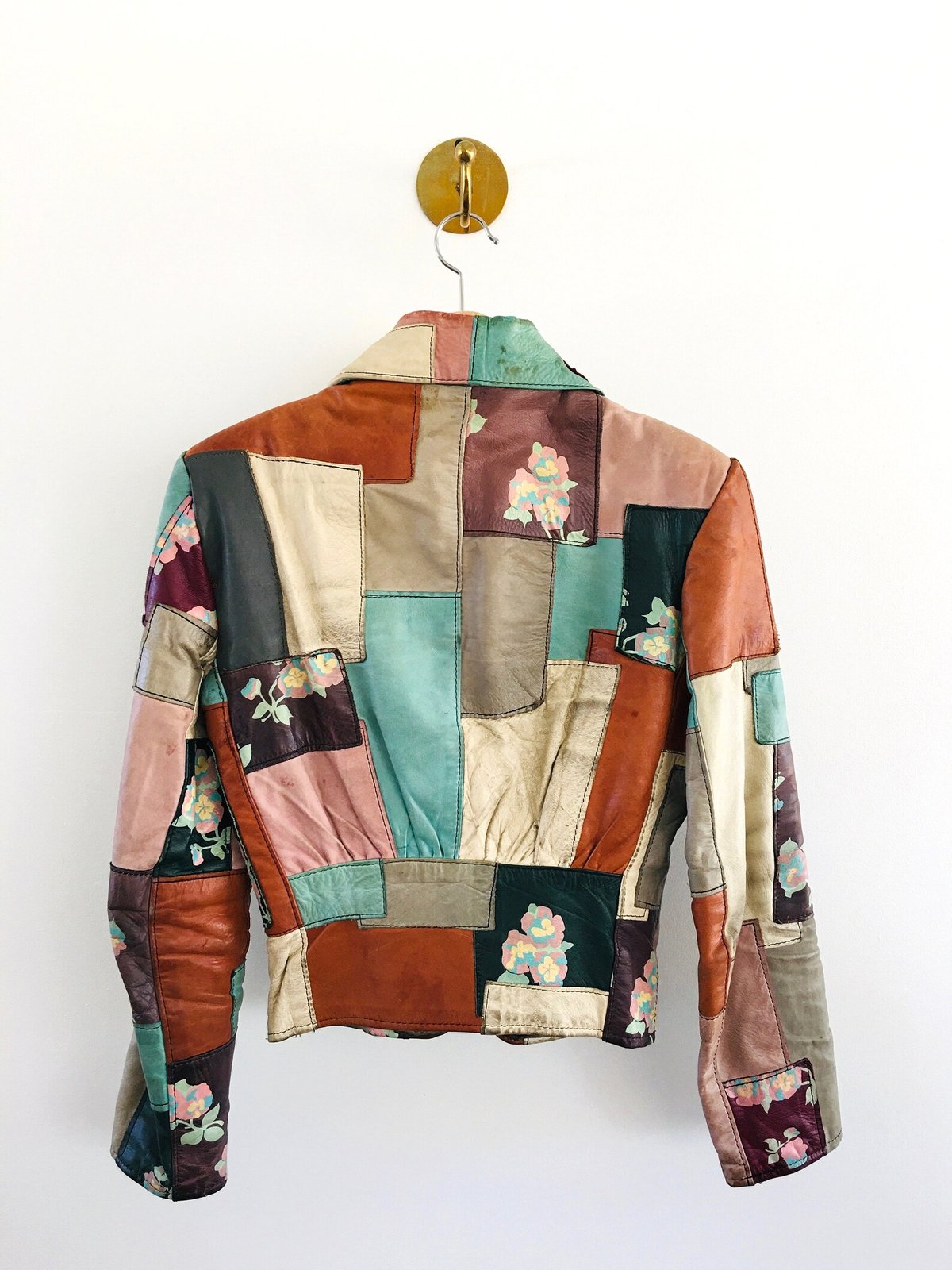 Vintage Gandalf Patchwork Leather Jacket | fabulous mess vintage
