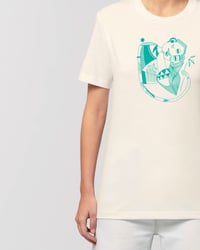 Image 2 of The Kiss: Natural - Teal