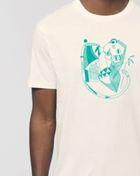 Image 3 of The Kiss: Natural - Teal