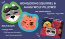 Image 2 of Hongjoong Squirrel Pillow!