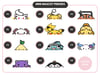 Mini Mascot Peeker Decal Stickers | Anime, VTubers, Pokemon, &amp; more!