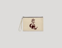 Image 3 of Don kihote Clutch: Natural - Burgundy